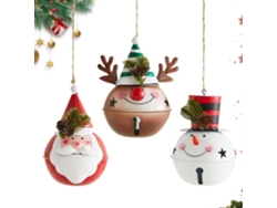 Decoraci N Navide A 3 Adorables Figuritas Festivas De Pap Noel Ideales Para Calcetines Os Puertas Ramas Rboles Y Uso