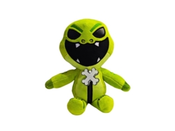 Peluche Del Juego Nightmare Critters: Mini Tortuga Verde De Boca Grande, 80-90 G, 25 Cm.