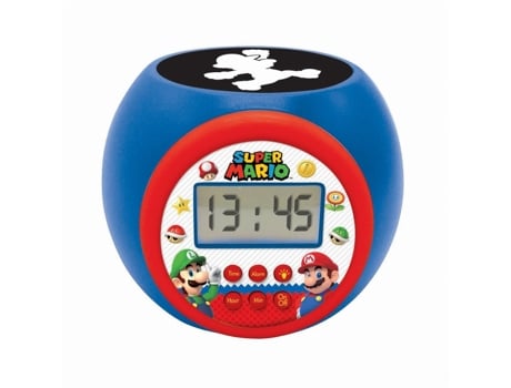 Despertador de Super Mario Pantalla Lcd LEXIBOOK
