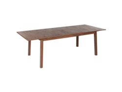Mesa De Refeição De Jardim Extensível Cesana 180/240 Cm 100 Cm Madeira De Acácia Castanho Escuro