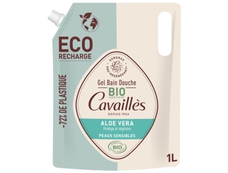 Gel de Ducha Ecológico de Aloe Vera para Pieles Sensibles 1 L ROGÉ CAVAILLÈS