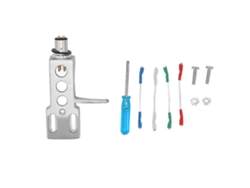 Cabezal De Cartucho, Fija El Cartucho Y Protege El Stylus, Conjunto De Cabezal De Cartucho Para Tocadiscos, Capa De Cartucho, Porta Stylus De Vinilo Lp, Plata