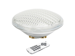 Bj-lâmpada Subaquática Led Para Piscina Colorida Com Cristal Grosso Embutido Par56 25w 2500lm