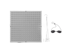 Lámpara LED recargable por USB de 10 W con sensor de movimiento (plateada)