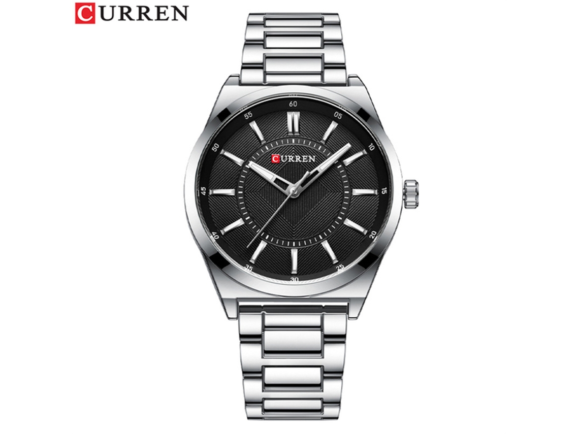 Reloj De Cuarzo Para Hombre, Reloj Sencillo Para Negocios, Reloj De Pulsera Informal A Rayas.