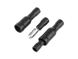 Yncm2026-conectores De Bala De Latón Macho Y Hembra Para Cables Terminales De Automóvil (negro)