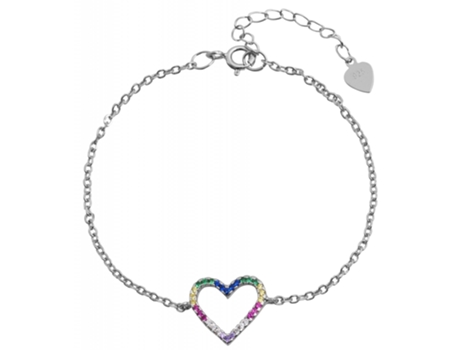 Pulsera en Plata de Ley 925 Seresa con Circonias Bañada en Rodio