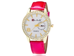 Reloj De Pulsera Analógico De Aleación Con Esfera Redonda Y Movimiento De Cuarzo Para Mujer (verde)