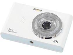 Cámara Digital 4k Para Viajes, Selfies, 50 Mp, Hd, Doble Lente, Zoom, Pantalla