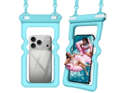Funda Impermeable Para Teléfono, Diseño De Onda Con Airbag, 1 Unidad (azul) Czhhmart