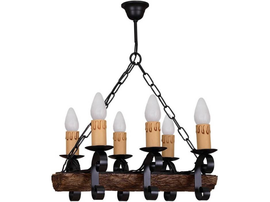 Lámpara de Techo FABRILAMP Tronco (Blanco - Metal, Metal - 50x36 cm)
