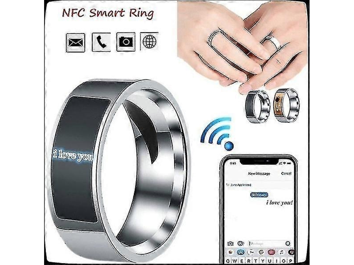 Anillo NFC multifuncional, impermeable, inteligente y digital para dispositivos Android. Nostalgia88 (lanzado en 2023)