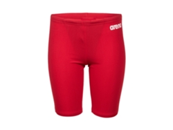 Jamón De Natación Para Chicos Sólido Rojo Blanco Arena