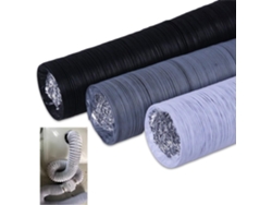 Manguera Flexible De 6,1 M Para Carpas Cultivo, Secadoras Y Cocinas - Solución Ventilación (color Natural, ...
