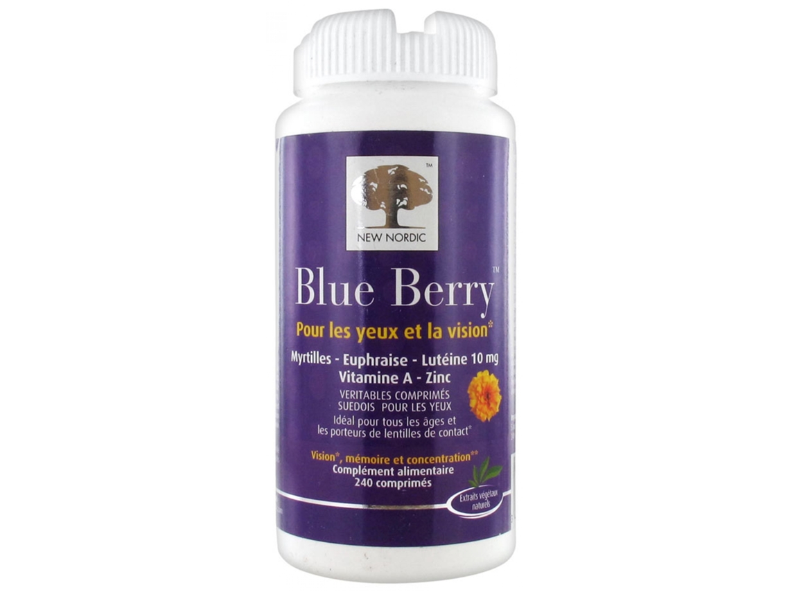 Blue Berry 240 Tabletas NEW NORDIC