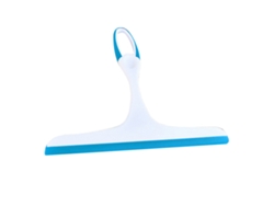 Escobilla de goma Baok-estanquillo multiusos para ventanas, mamparas de ducha, vidrio, coches, azulejos, de doble cara, azul.