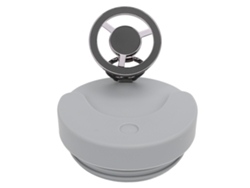 Soporte Magnético Para Teléfono Con Base De Silicona - Seguro, Versátil, Ideal Para Fitness Y Viajes, Color Gris.