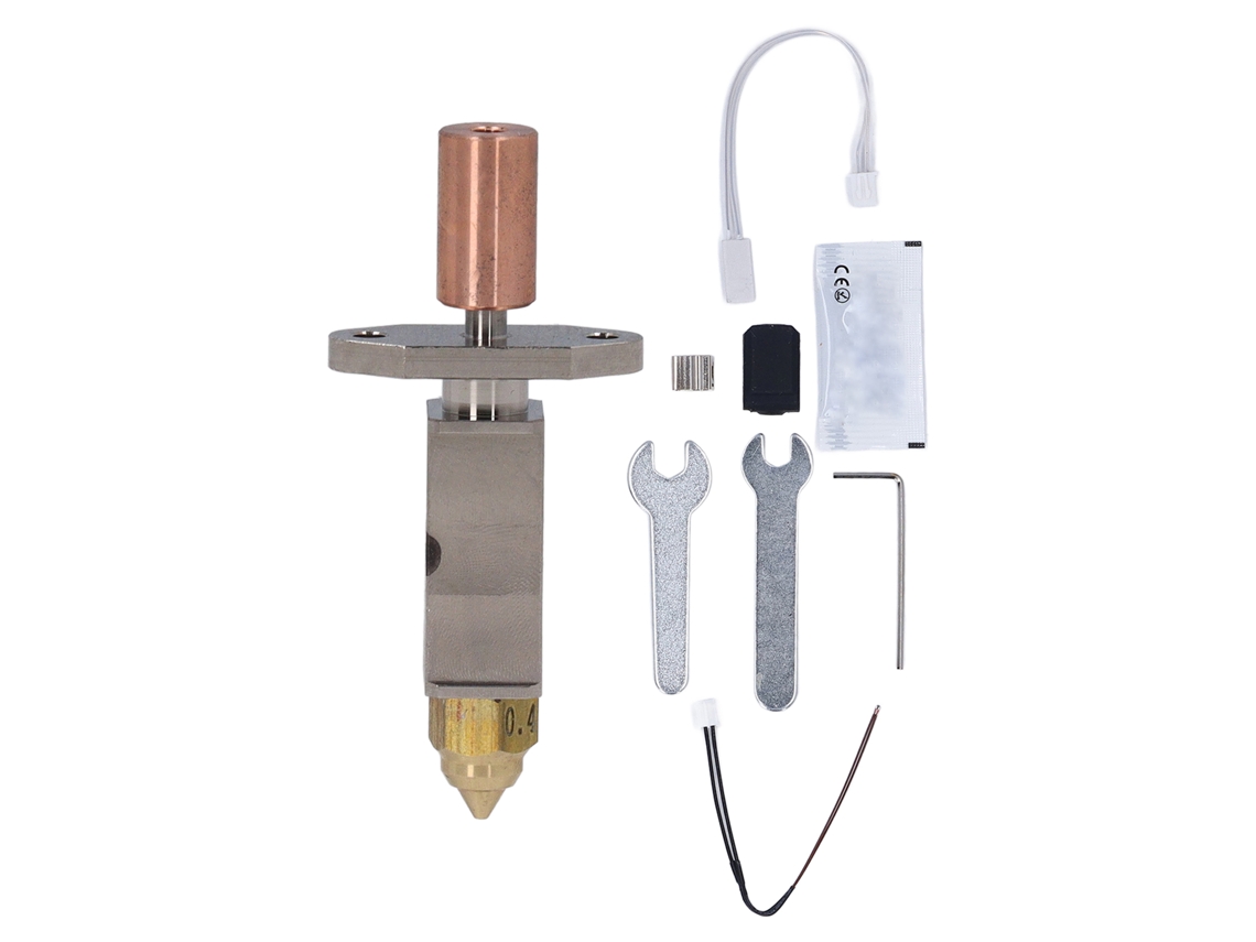 Kit Hotend Cerâmico 0.4mm Resistente A Alta Temperatura Para Impressora 3d K1 K1maximum