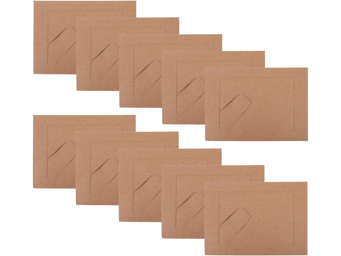 Juego de 10 marcos de fotos decorativos de papel, ideales para el hogar, cuadros y pinturas al óleo GOKOCO