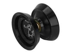 Ats-yoyo Profesional De Aleación No Responsivo, Juguete Yoyo Ball Con Cuerdas De Repuesto, Negro Brillo