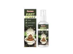 Spray para eliminar los olores de flatulencias con un aroma agradable.