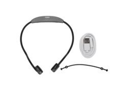Auriculares De Conducción Ósea, Bluetooth 5.3, Resistentes Al Agua Ipx8, Con Micrófono, Comodidad Mejorada, Color Gris.
