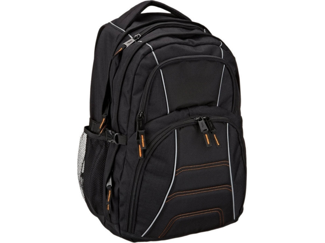 Basics Sac À dos pour portable avec bretelles rembourrées et compartiments rangement stylos convient la plupart des ordinateurs 43 cm noir mochila amazonbasics nc1306167r1 17