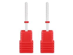 Brocas de cerámica para uñas YUNZII con cabezal grande para cutículas y herramienta para manicura y pedicura
