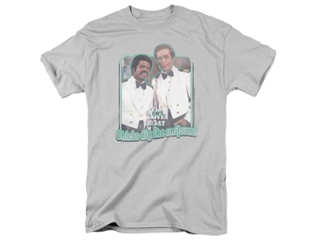 Camiseta ROCKINSTONE Chicks Dig the Uniform Love Boat (L)