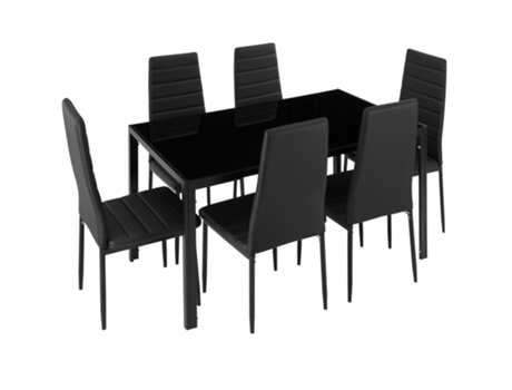 TECTAKE TECTAKE Table Set Y 6 Brandenburg Tectoke Chair