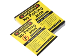 100 Pegatinas Divertidas De Advertencia Por Infracción De Estacionamiento.