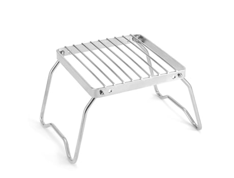 Mini parrilla de barbacoa para fiesta familiar, parrilla de barbacoa plegable portátil de acero inoxidable para exteriores, estante para jardín GEL...