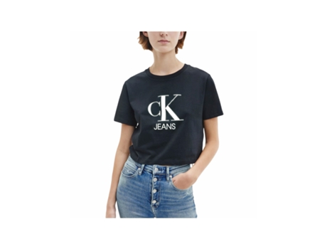Camiseta CALVIN KLEIN (XL - Negro)