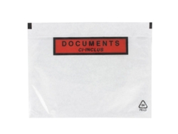 1 bolsa de envío adhesiva transparente A5