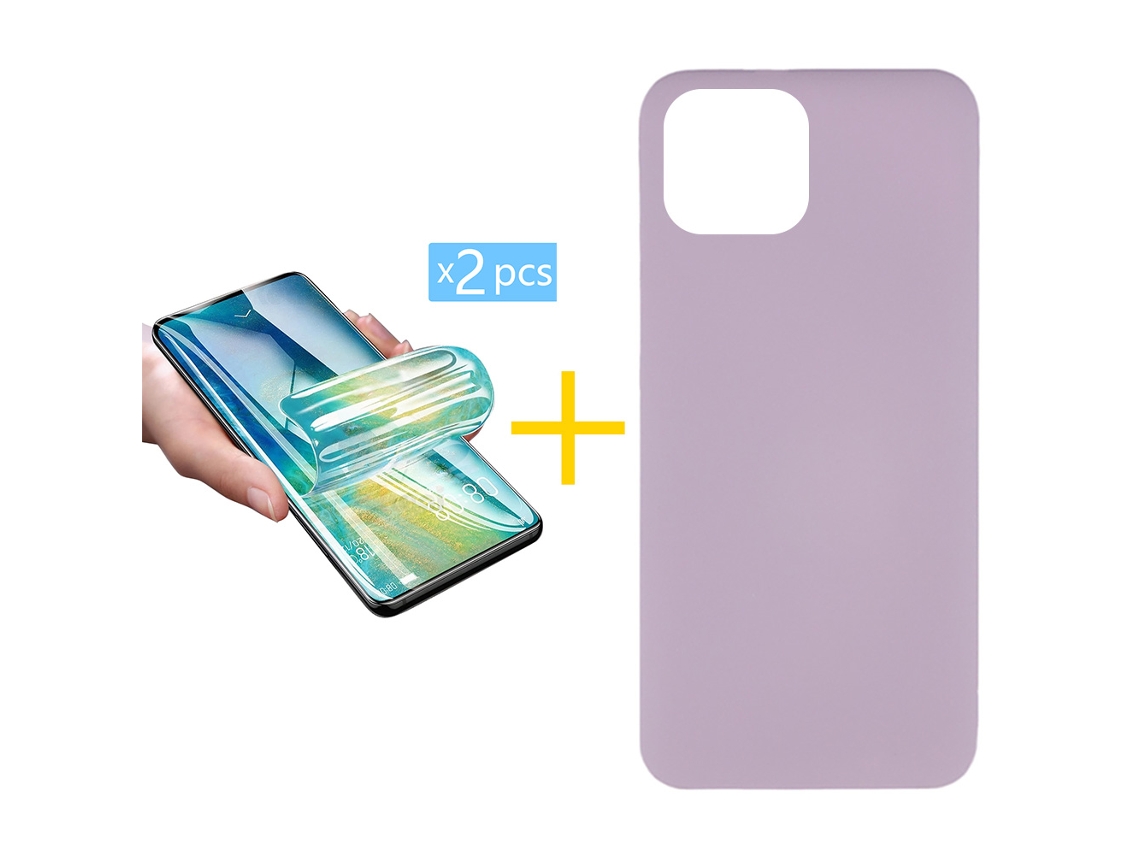 Conjunto de Protectores de Pantalla para iPhone 16 Pro Max SKYHE Morado (2un)