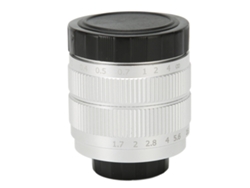 Objetivo De 35 Mm F1.7 De Gran Apertura Y Enfoque Manual Para Cámaras Sin Espejo Con Montura C, Color Plata.
