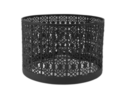 2026-lámpara De Metal Con Sombrero Hueco E27 E14 Clip Fácil Instalación Durable Para Mesa Dormitorio Sala Hogar Negro