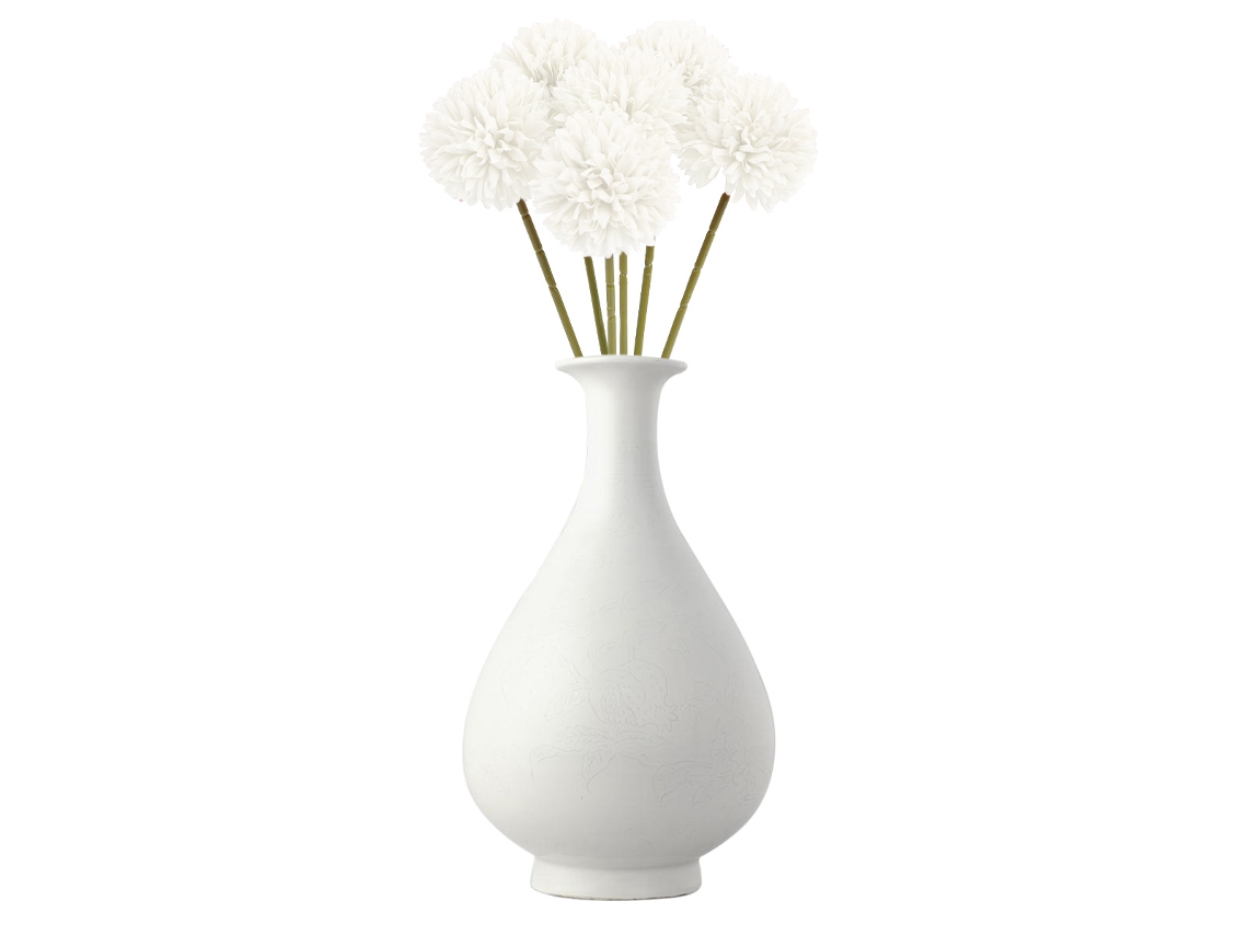 Paquete de 12 flores de crisantemo artificiales para bodas y fiestas KOFIHETY