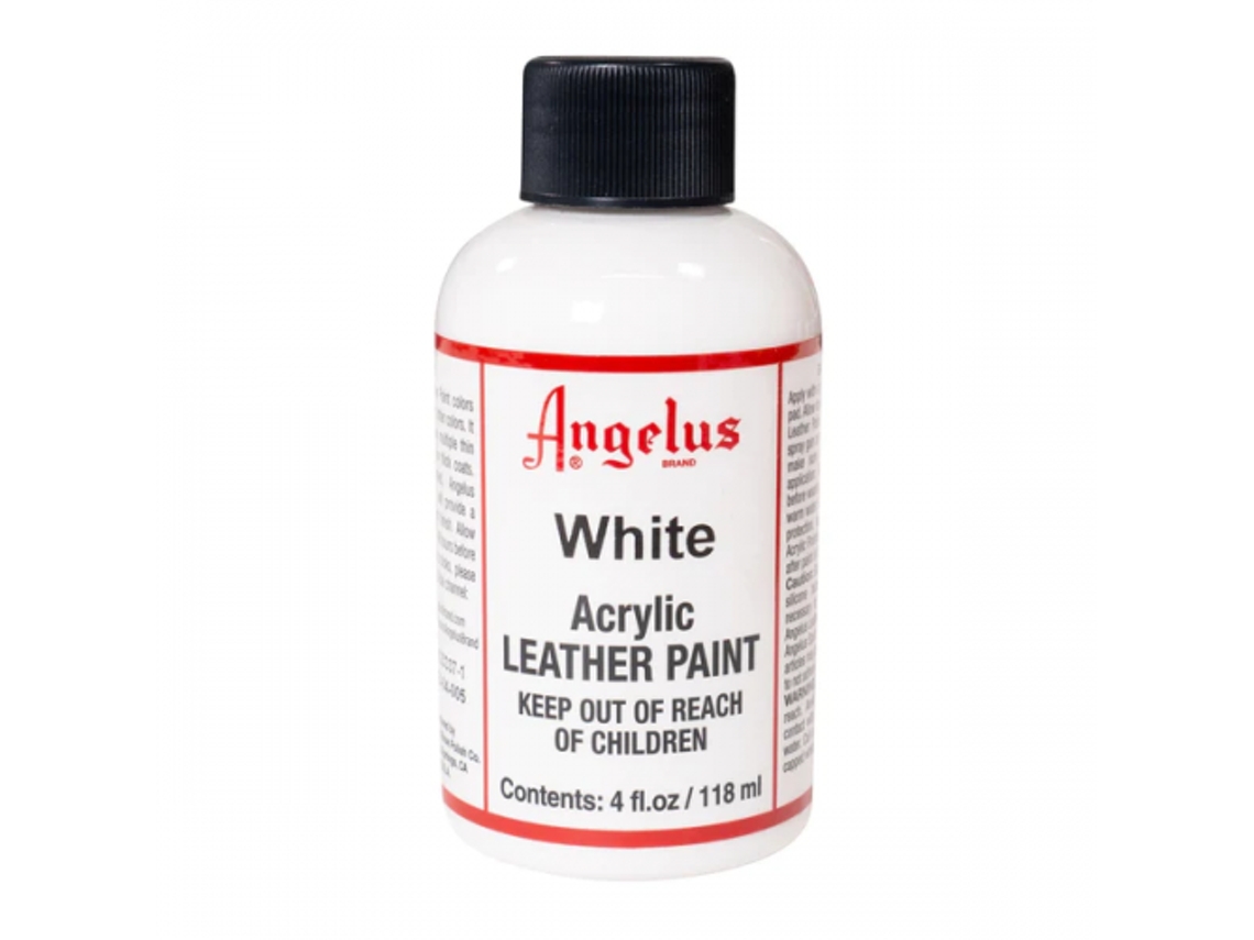 Pintura Cuero Y Polipiel Angelus 118 Ml (Blanco / White 005)