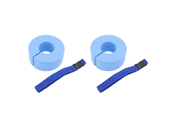 2 Brazaletes De Natación Para Bebé Espesorados Eva Anillos De Brazo Flotantes Niños Equipo De Natación Azul