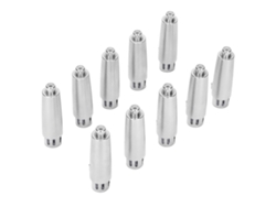 10 Conectores Rca Hembra A Xlr Hembra De Metal Para Micrófonos De Equipos De Estudio Av
