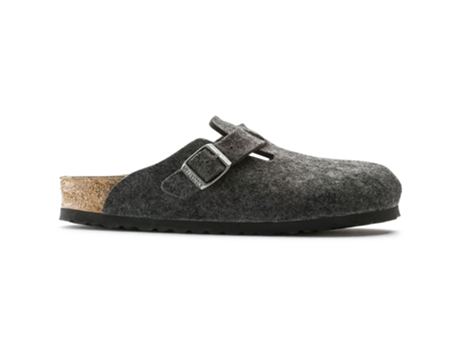 Sandalias BIRKENSTOCK Boston Narrow Lana Negro (38)