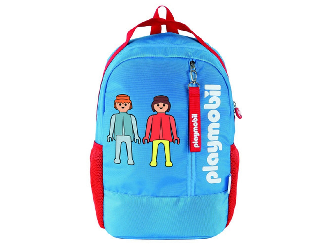Mochila Escolar PLAYMOBIL CORE DOHE 51659 (Azul)