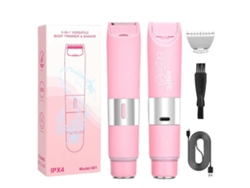 Depiladora eléctrica lavable para mujer, eficaz, con textura ABS, color rosa Ly Ebike