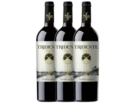 Vino TRITÓN Tritón Tridente Tempranillo Vino De La Tierra De Castilla Y León (0.75 L - 3 unidades)