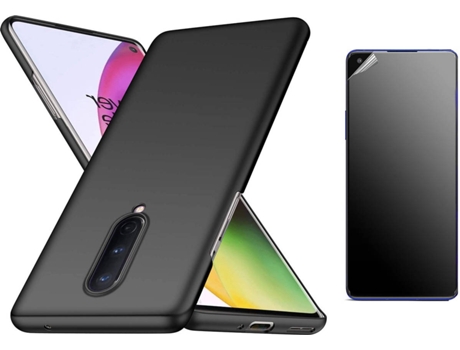 Carcasa y Protector de Pantalla Oneplus 8 Negro