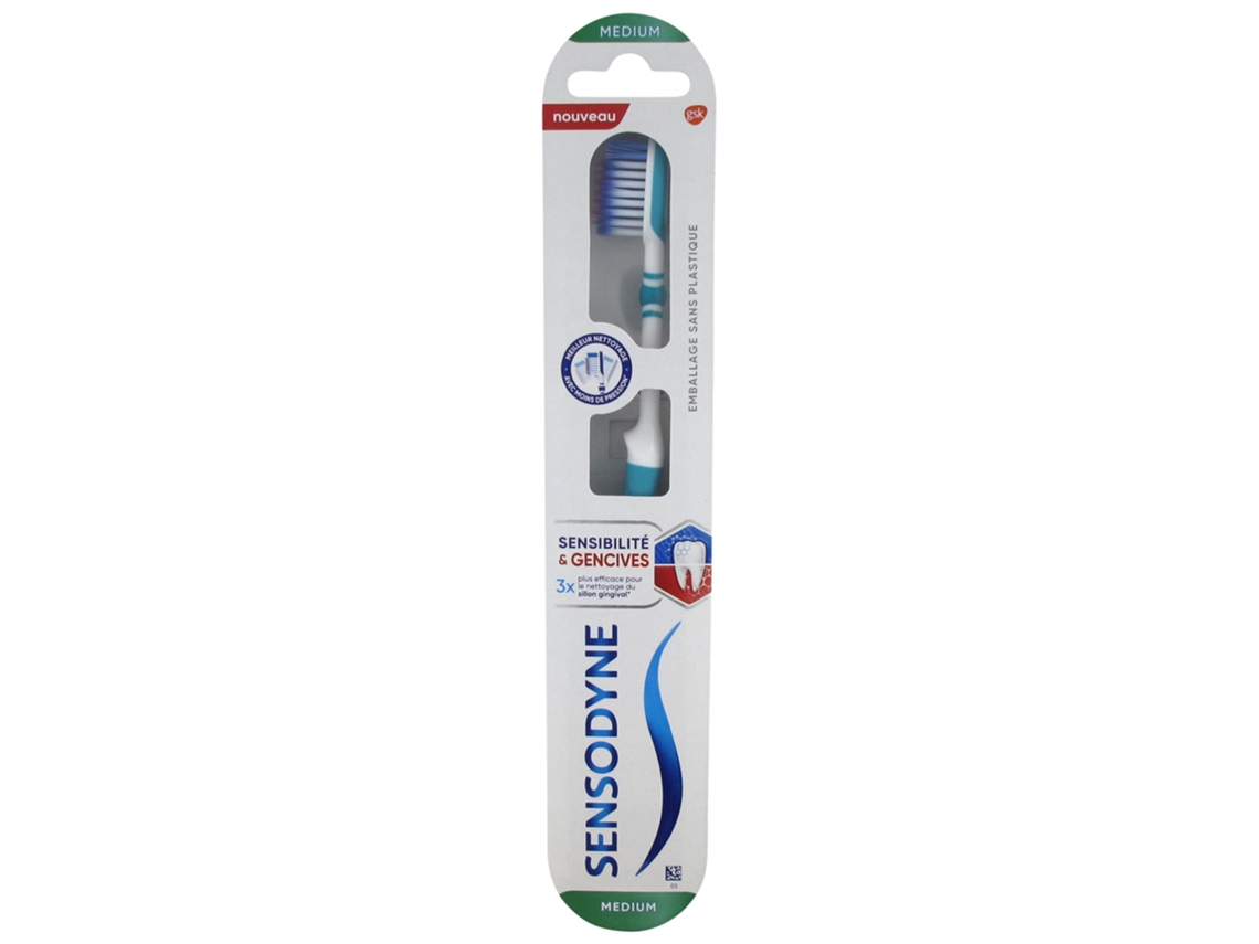 Cepillo de Dientes Sensibilidad Y Encías Medio Color: Verde SENSODYNE