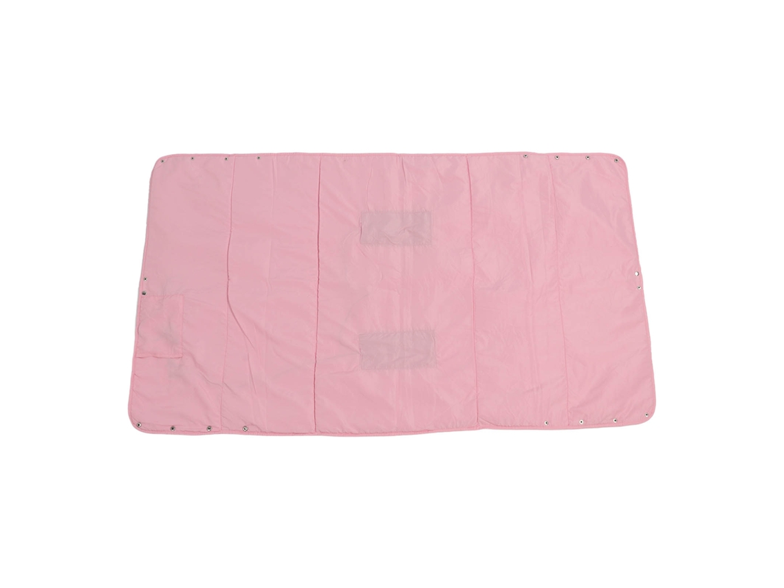 Manta eléctrica calefactable, 3 niveles, lavable, rosa.