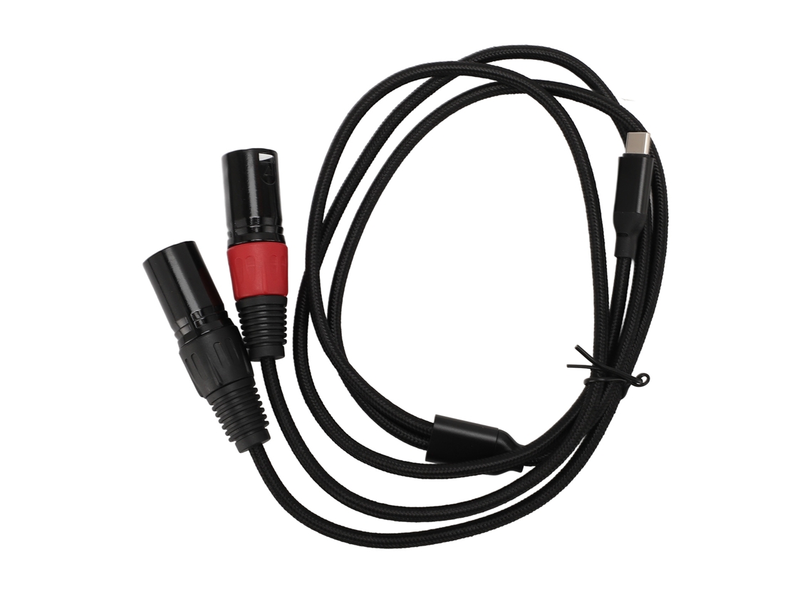 Cable Usb C A Xlr 32 Bits 384 Khz Transmisión De Audio De Alta Resolución Plug-and-play