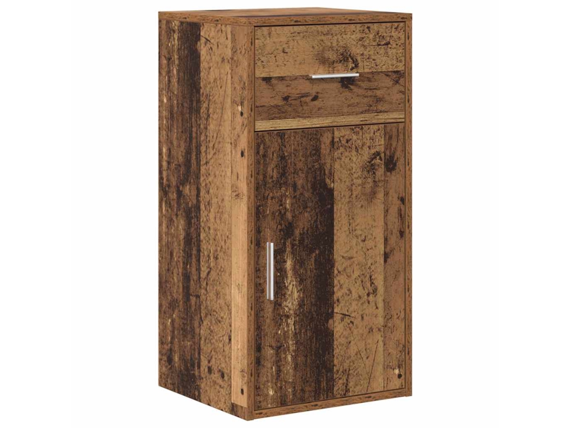Maison Exclusive - Aparador Con Cajón Madera Vieja 38 X 34 X 75 Cm